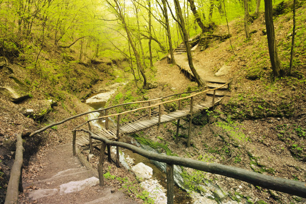 山涧土路