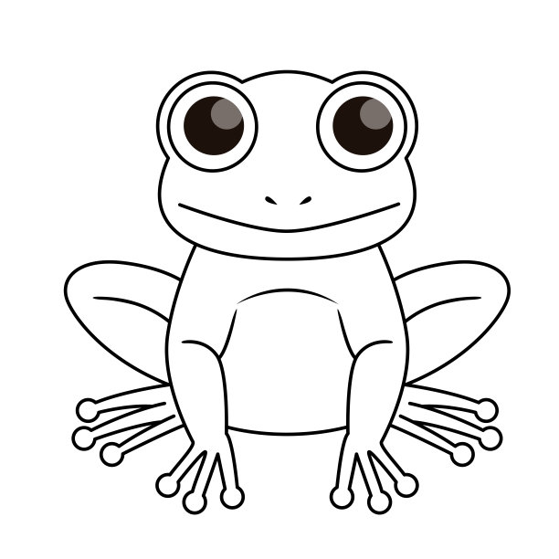 牛蛙插画