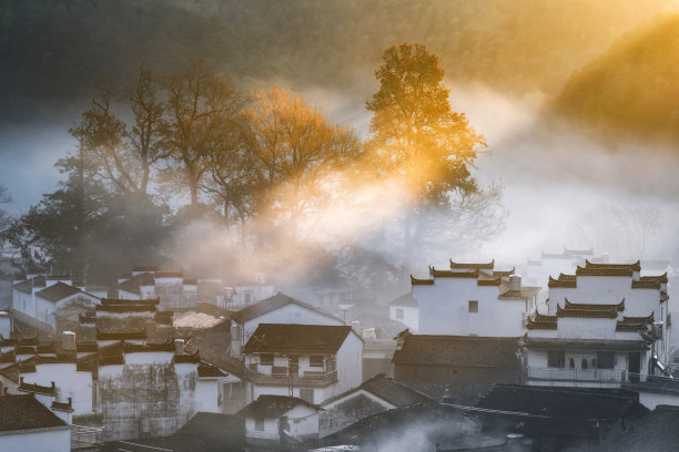 江西婺源山村风景