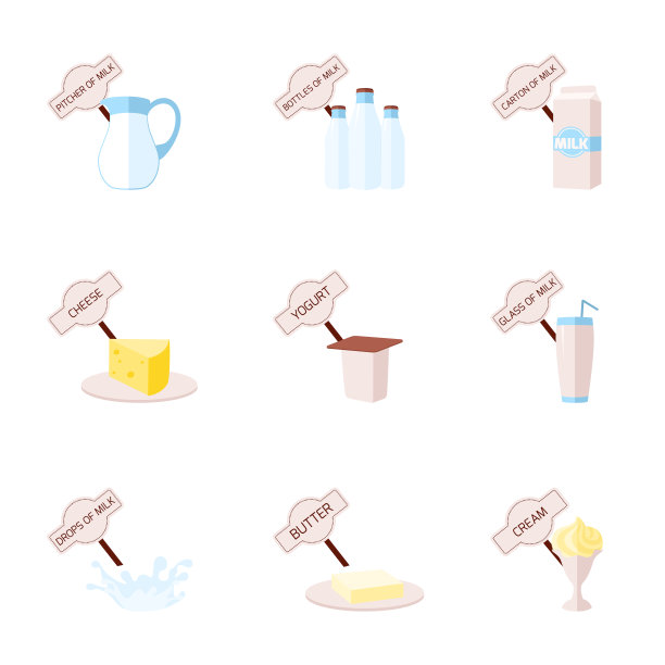 酸奶标志设计