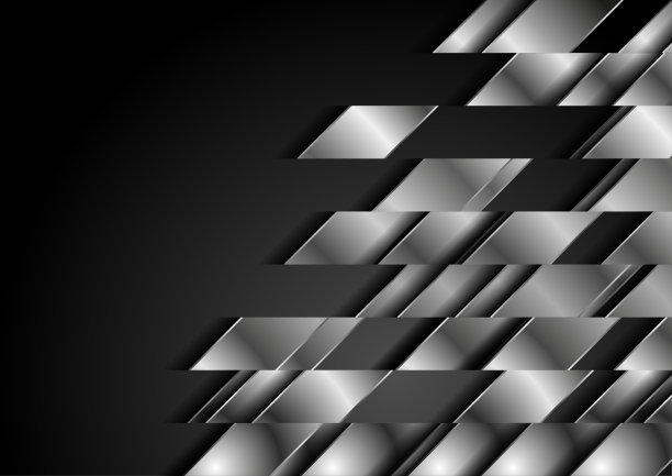 黑色抽象几何高清背景
