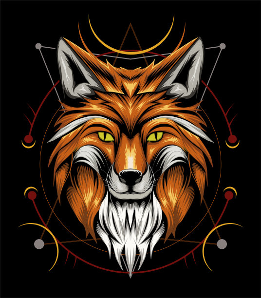 狐狸卡通logo