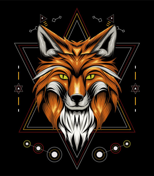 狐狸卡通logo