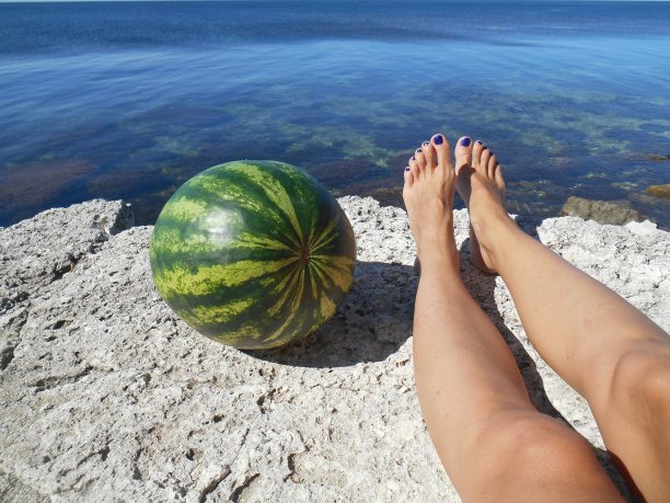 大暑夏季西瓜盛夏炎热酷暑暑假