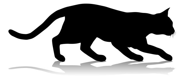 猫咪宠物标志logo