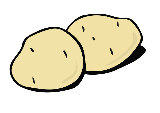卡通马铃薯