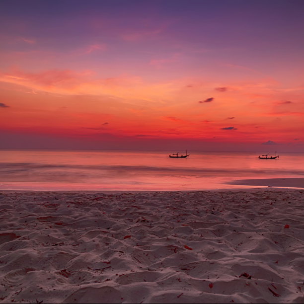 彩色夏天巴厘岛沙滩.