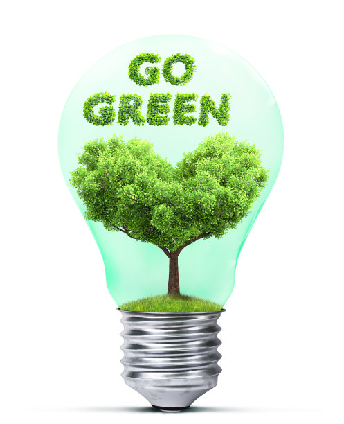 绿色环保节能元素