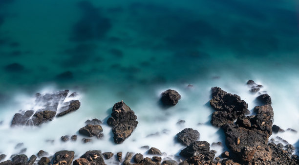 美丽夏季大海沙滩风景