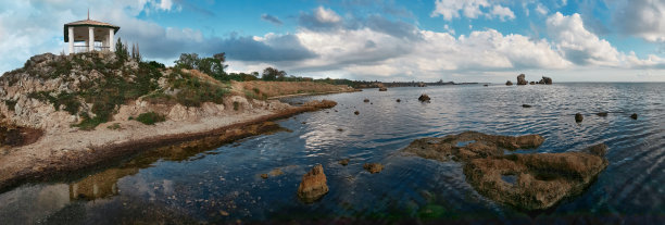 海边观景亭