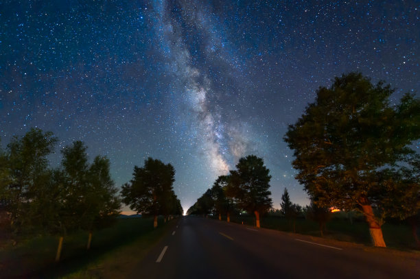 广阔的星空