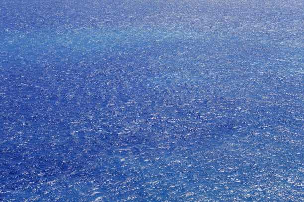 一片宁静的蓝色的大海