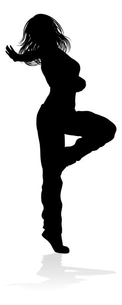 舞蹈女性logo