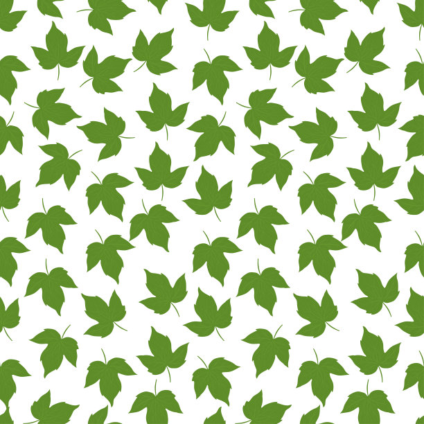 绿色树叶布纹背景