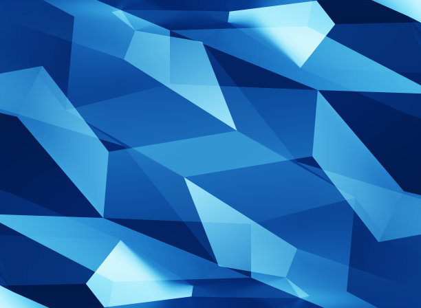 蓝色菱形几何图案背景