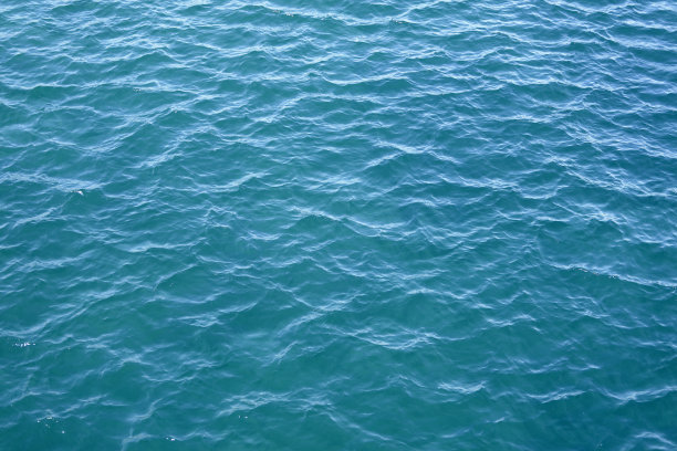 一片宁静的蓝色的大海