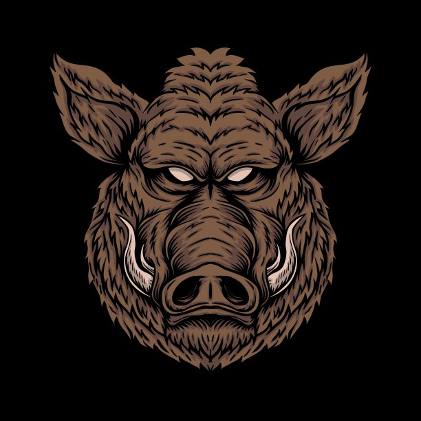 猪logo标志