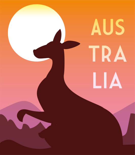 悉尼旅游海报背景