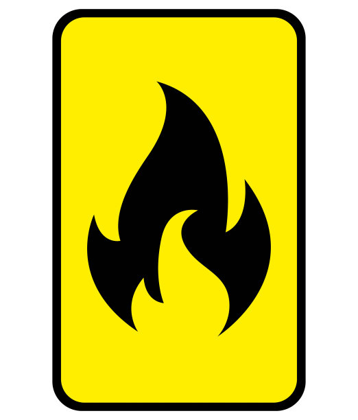 红黄安全标志