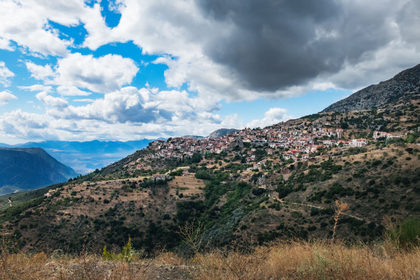 旅游景点自然景观山丘