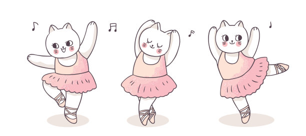 小猫跳舞