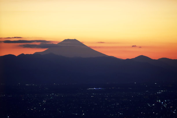 著名的富士山