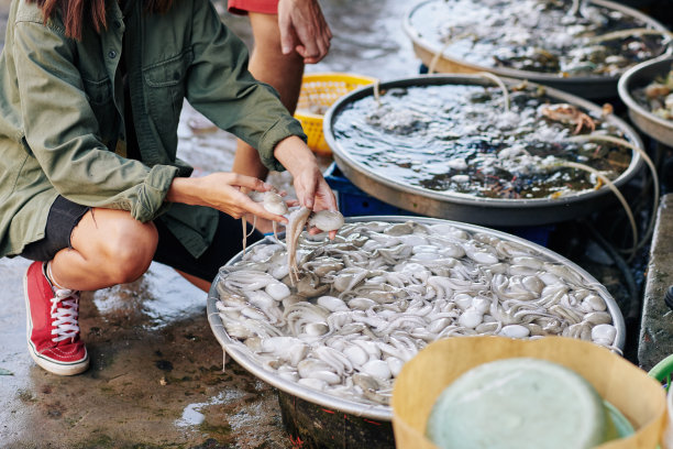 海鲜打折