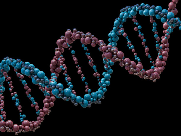蓝色dna基因细胞医疗行业医学