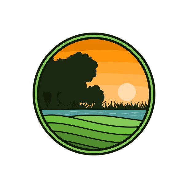 农业标志,绿叶logo