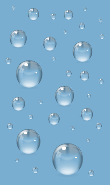 水滴水珠形状设计素材