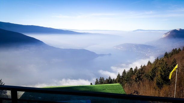 山湖俯瞰山湖俯视