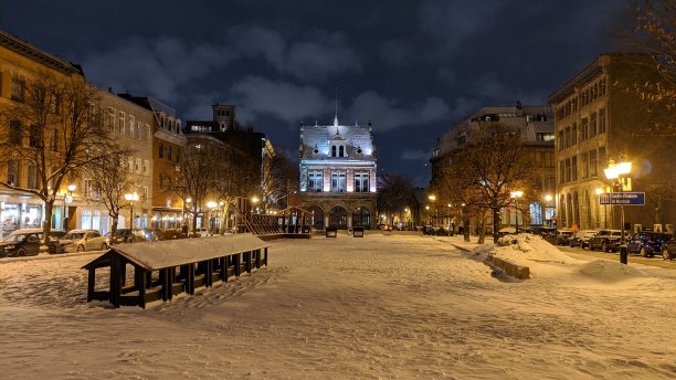 古城雪景