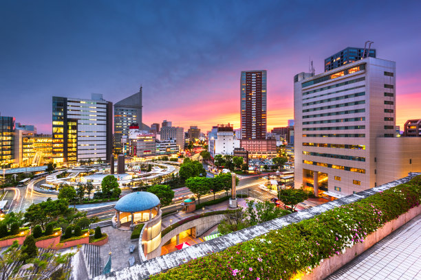 金融区广场夜景