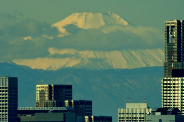 富士山城市风光