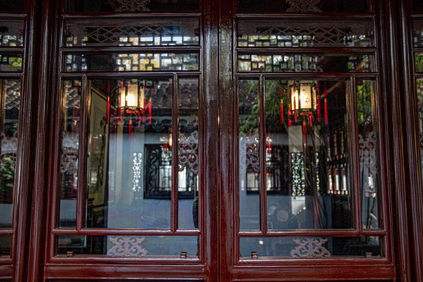 中式木门传统建筑