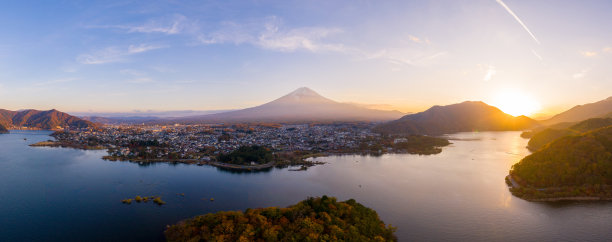 秋天的富士山