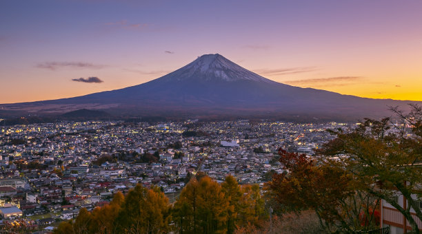 富士山城市风光