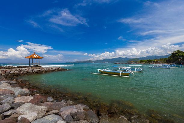 巴厘岛海岸景色
