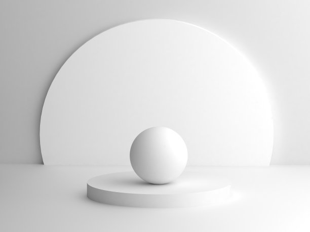 几何球体抽象背景