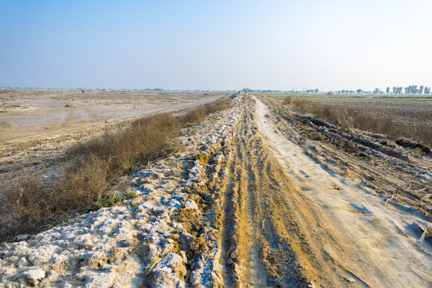 晴朗天气的公路