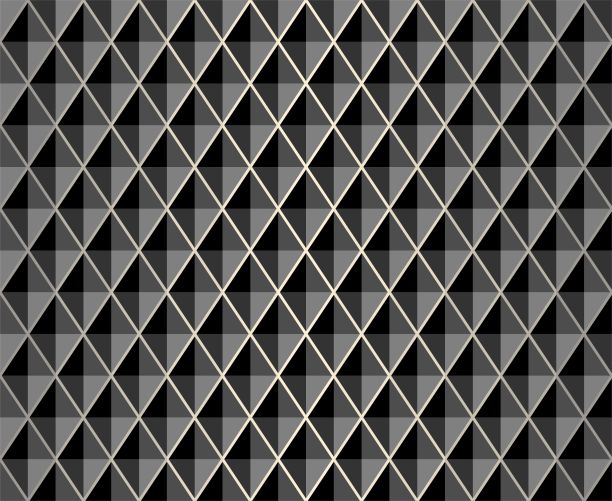 黑色几何拼接立体抽象矢量背景图