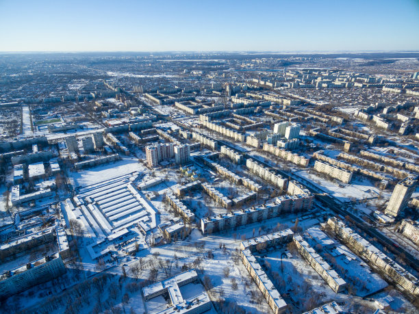 雪中小区