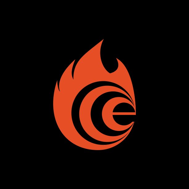 字母e标志logo
