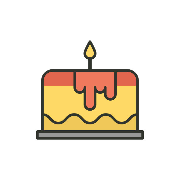 生日,轮廓,蜡烛