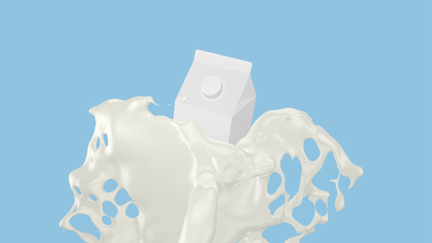 牛奶产品插画