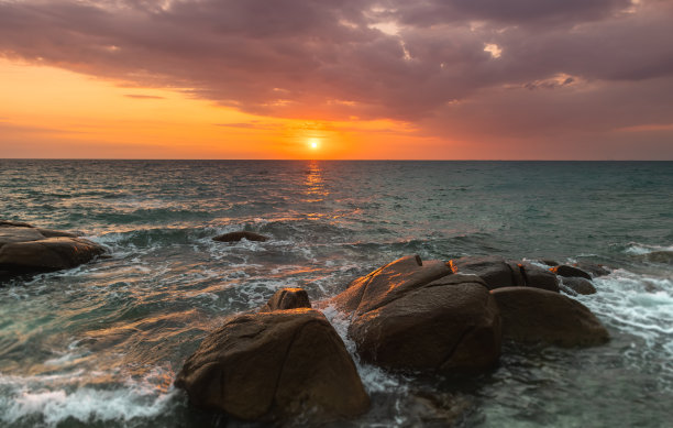 的海的颜色背景