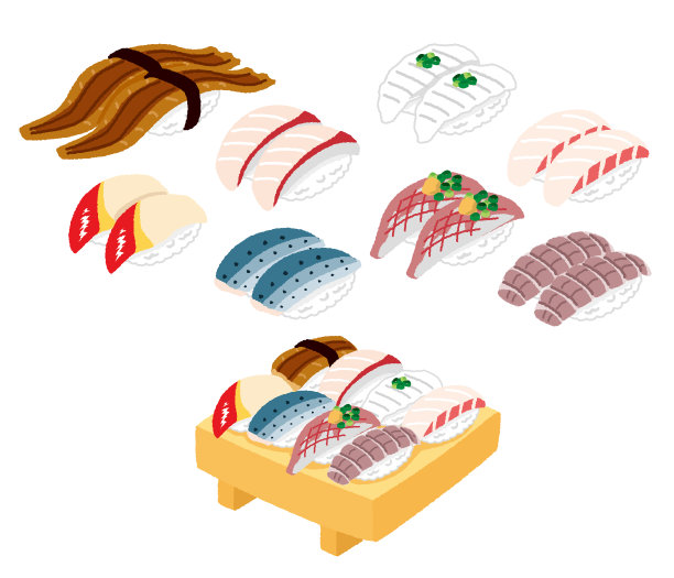 鰤鱼,寿司,海鳗