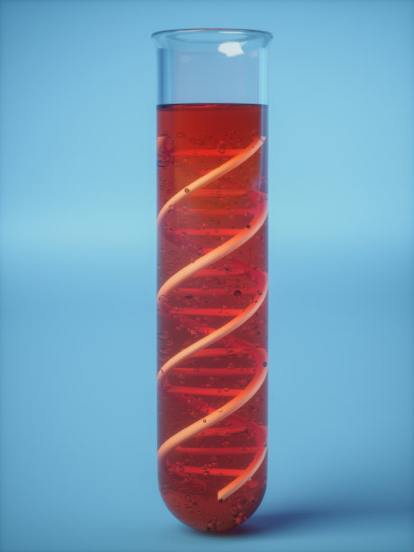 蓝色dna基因细胞医疗行业医学