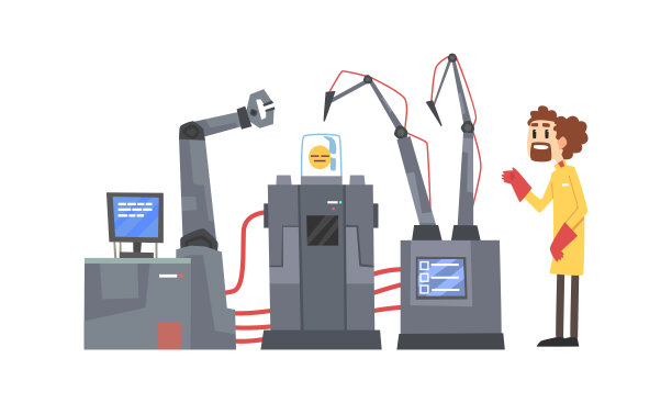 矢量科学家未来机器人