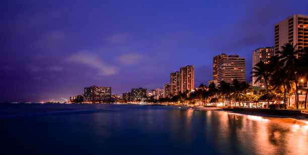 现代都市夜景